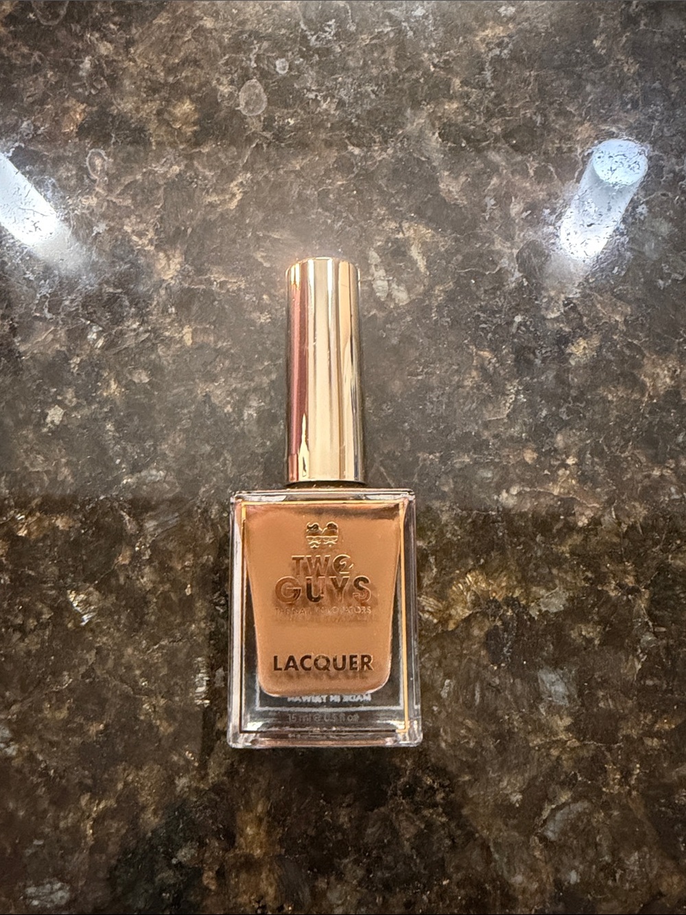 Two Guys Lacquer Nail Polish in A98 My Love Language is Chocolate 0.5 fl oz New